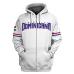 Baseball Softball Wear Team Dominican Baseball Uniform Custom Version Zipper Hoodie and Long Sleeves