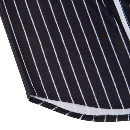 Custom Design Baseball Jersey Polyester Sublimation Men Baseball Stripe Shirt Jerseys