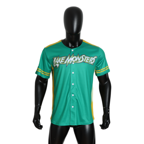 Wholesale Personalization Baseball Jersey Shirt Breathable Comfortable Yellow and Green Baseball Uniform for Team Wholesale Personalization Baseball Jersey Shirt Breathable Comfortable Yellow and Green Baseball Uniform for Team
