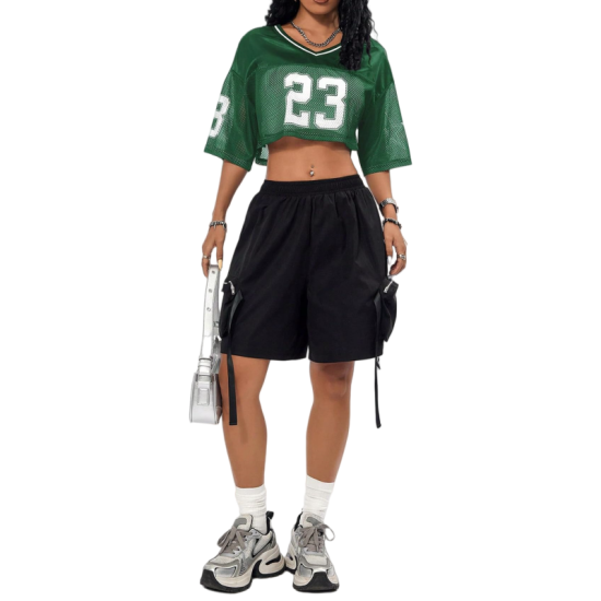 Hot Sale Custom Women's Sporty Baseball Softball Short Sets Plus Size Breathable Sportswear Including Shirt
