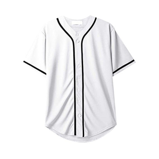 Wholesale Sportswear Plus Size Short Sleeve Cheap Blank Baseball Uniforms Sets Embroidery 100% Polyester Pinstripe Jersey