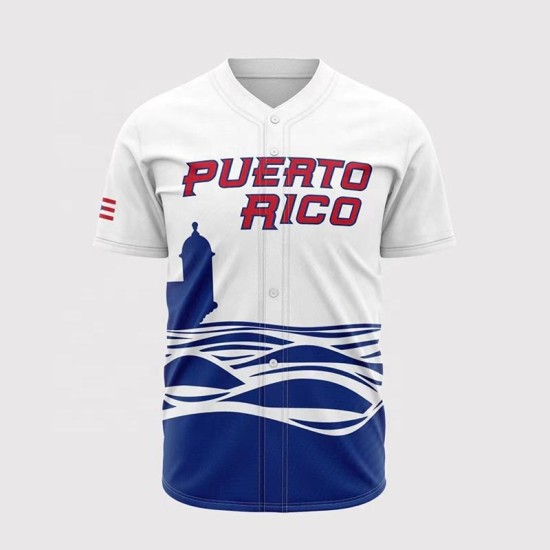 Baseball Softball Wear Francisco Lindor Puerto Rico National Baseball World Classic Jersey Baseball Softball Wear Francisco Lindor Puerto Rico National Baseball World Classic Jersey