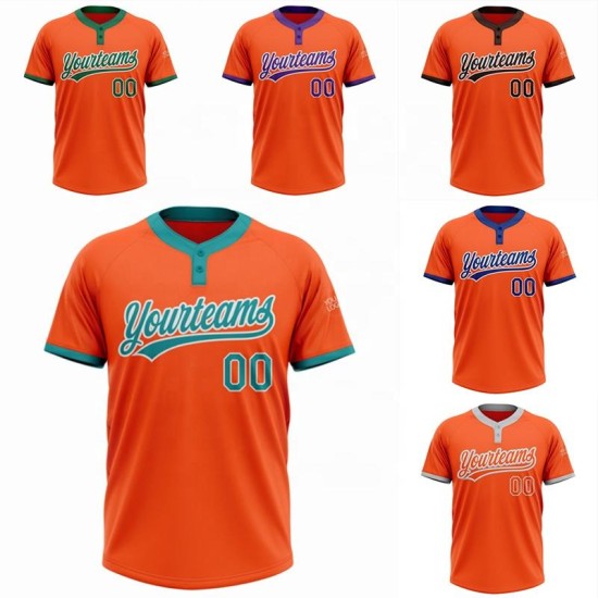 Customized Sublimation Women's Softball Jersey Unisex Short Sleeve Sportswear Casual Street Wear Baseball Softball