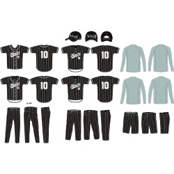 Professional Custom Color Baseball Jersey Full Sets Sublimated Men's Women's Baseball Uniform Cap Pants Shorts Sportswear