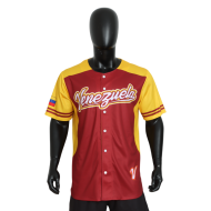Custom LOGO OEM & ODM Yellow Blue Baseball Jersey Adult Training Jersey Shirt Plus Size Creative Design