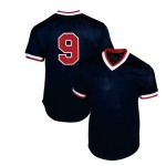 Men White Red Sox Baseball Uniform Plain Oversized Embroidery Baseball Jersey Tshirt