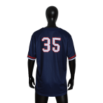 Wholesale New Breathable Baseball Shirts Custom Logo OEM ODM Sublimated V-Neck Dark Blue Men's Jersey Plus Size Options Wholesale New Breathable Baseball Shirts Custom Logo OEM ODM Sublimated V-Neck Dark Blue Men's Jersey Plus Size Options