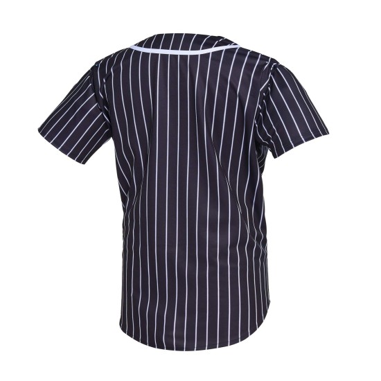 Custom Design Baseball Jersey Polyester Sublimation Men Baseball Stripe Shirt Jerseys