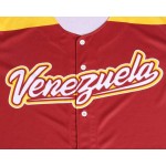 Custom LOGO OEM & ODM Yellow Blue Baseball Jersey Adult Training Jersey Shirt Plus Size Creative Design