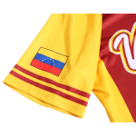 Custom LOGO OEM & ODM Yellow Blue Baseball Jersey Adult Training Jersey Shirt Plus Size Creative Design