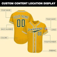 Factory Supply Custom Button-Up Baseball Jerseys Breathable Sportswear in Plus Sizes Personalized Wholesale