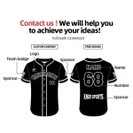 Wholesale Custom Embroidery Baseball Uniform Style Shirt Cheap Blank Softball Jersey Sportswear with Sublimation Printing Wholesale Custom Embroidery Baseball Uniform Style Shirt Cheap Blank Softball Jersey Sportswear with Sublimation Printing