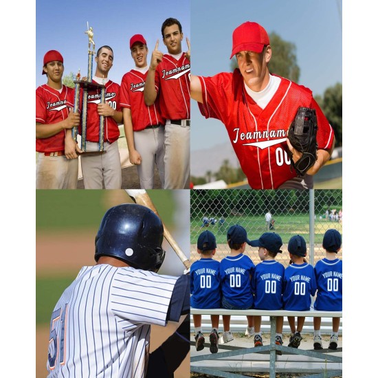 Wholesale Comfortable Sportswear High Quality Custom Baseball Jersey Shirts Breathable Team Uniform Featuring Plus Size Option