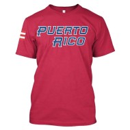 Men's Red Puerto Rico Baseball World Baseball Classic Name & Number T-Shirt WBC Fans Shirt