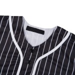 Custom Design Baseball Jersey Polyester Sublimation Men Baseball Stripe Shirt Jerseys