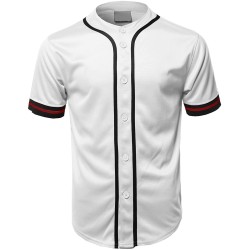 OEM Short Sleeve Baseball Jerseys T-Shirt Cheap Polyester Softball Uniforms Embroidery Button-Down Crew Neck Printed Sportswear