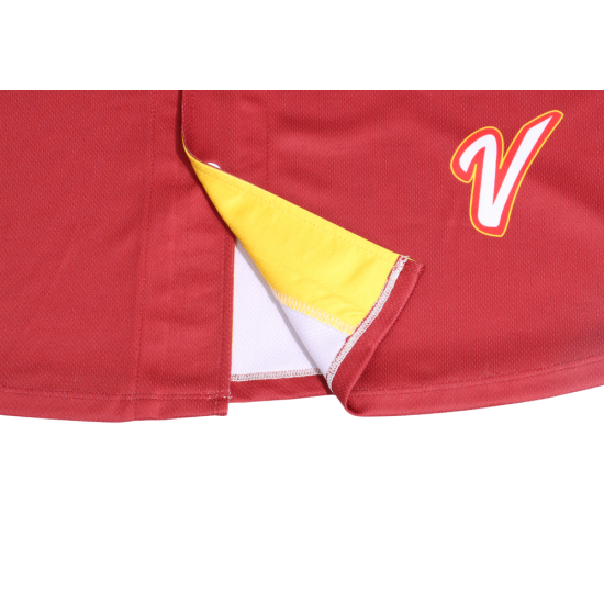 Custom LOGO OEM & ODM Yellow Blue Baseball Jersey Adult Training Jersey Shirt Plus Size Creative Design