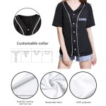 Unisex Polyester V-Neck Baseball Jersey Wholesale Casual Sportswear with Custom Logo for Adults