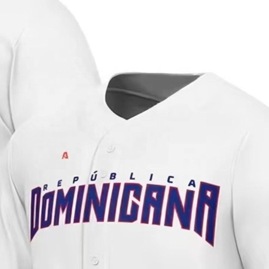 Baseball Softball Wear Francisco Lindor Puerto Rico National Baseball World Classic White Jersey