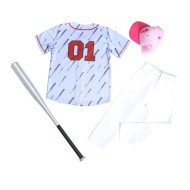 Custom Made Comfortable Child Baseball Jersey Breathable Polyester Sports Uniform Kids Baseball Jersey Shirts Set Style
