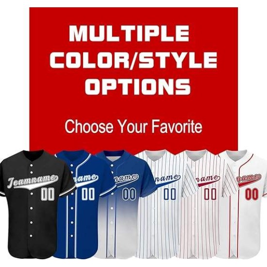 Factory Supply Custom Button-Up Baseball Jerseys Breathable Sportswear in Plus Sizes Personalized Wholesale Factory Supply Custom Button-Up Baseball Jerseys Breathable Sportswear in Plus Sizes Personalized Wholesale