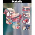 Wholesale Comfortable Sportswear High Quality Custom Baseball Jersey Shirts Breathable Team Uniform Featuring Plus Size Option