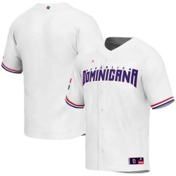 Baseball Softball Wear Francisco Lindor Puerto Rico National Baseball World Classic White Jersey