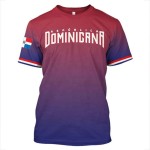 Men's Red Puerto Rico Baseball World Baseball Classic Name & Number T-Shirt WBC Fans Shirt