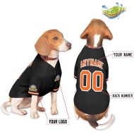 Custom Dog Baseball Jersey Personalized Sportswear for Small Pet Dogs With Name Number and Logo Plus Size Printed Feature