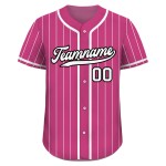 Customized Comfortable Breathable Plus Size Pinstripe Baseball Jersey Shirt Personalized Sports Wear