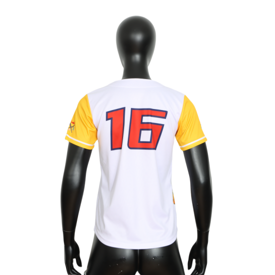 Wholesale Yellow Baseball Sport Jersey Custom LOGO OEM ODM Short Sleeve Softball Shirt Breathable New Summer Baseball Uniform Wholesale Yellow Baseball Sport Jersey Custom LOGO OEM ODM Short Sleeve Softball Shirt Breathable New Summer Baseball Uniform
