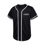 OEM Street-Chic Baseball Uniform T Shirt Breathable Custom V-Neck Jersey for Adults Sublimation Wholesale Blank T-Shirt