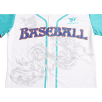 Wholesale Custom Dragon Pattern Baseball Jerseys Breathable Sportswear Softball Uniform Shirts Sublimated Baseball Wear