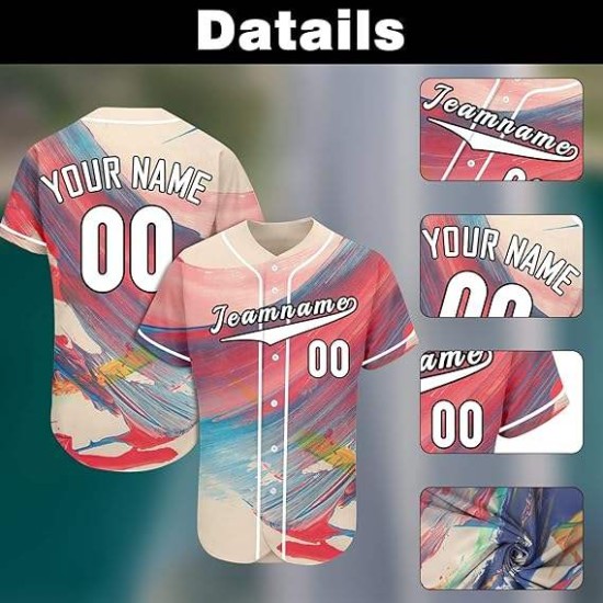 Factory Supply Custom Button-Up Baseball Jerseys Breathable Sportswear in Plus Sizes Personalized Wholesale Factory Supply Custom Button-Up Baseball Jerseys Breathable Sportswear in Plus Sizes Personalized Wholesale