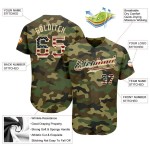 New Design Sublimation Camo Pattern 100% Polyester Mesh Fashion Mens Baseball Shirt Custom logo Men's Baseball Jersey