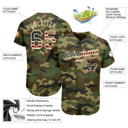 New Design Sublimation Camo Pattern 100% Polyester Mesh Fashion Mens Baseball Shirt Custom logo Men's Baseball Jersey