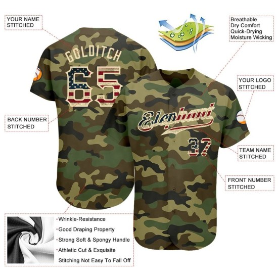 New Design Sublimation Camo Pattern 100% Polyester Mesh Fashion Mens Baseball Shirt Custom logo Men's Baseball Jersey