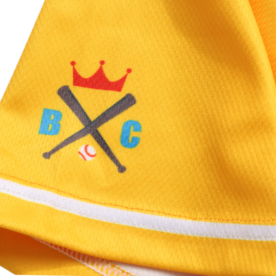 Wholesale Yellow Baseball Sport Jersey Custom LOGO OEM ODM Short Sleeve Softball Shirt Breathable New Summer Baseball Uniform Wholesale Yellow Baseball Sport Jersey Custom LOGO OEM ODM Short Sleeve Softball Shirt Breathable New Summer Baseball Uniform