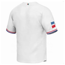 Baseball Softball Wear Francisco Lindor Puerto Rico National Baseball World Classic White Jersey